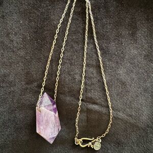 Johnny Was. Amethyst Necklace.
